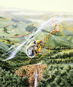 Bell 47 Painting by Steve Ferguson