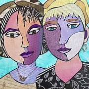 Best Friends Forever Mixed Media by Beth Hanson