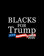 Black Conservatives For Trump 2020 Digital Art by Flippin Sweet Gear