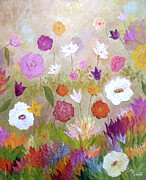 Blossoms In Veil Painting by Angeles M Pomata