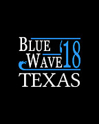 Blue Wave TEXAS Vote Democrat Digital Art by Flippin Sweet Gear