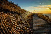 Boardwalk Overlook At Sunset Photograph by Owen Weber