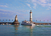 Bodensee Ferryboat at Lindau Photograph by Tatiana Travelways