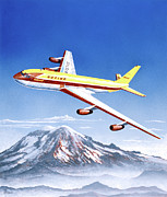 Boeing 367-80 Painting by Steve Ferguson