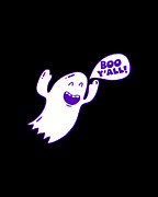 Boo Yall Ghost Digital Art by Flippin Sweet Gear