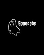 Booooobs Boo Halloween Ghost Digital Art by Flippin Sweet Gear