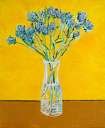 Bouquet of Flower Thistles Painting by Michel Cruz-Garcia