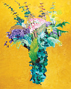 Bouquet of Flowers Painting by Michel Cruz-Garcia
