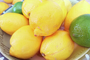 Bowl of citrus in a bright light Photograph by Tatiana Travelways