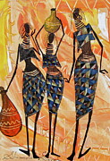Bringing the Milk Painting by Sarah Shiundu