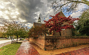 Bruton Parish Church in Fall Photograph by Rachel Morrison