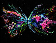 Butterfly Nebula Painting by Megan Thompson- The Morrigan Art