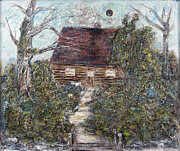 Cabin in The Woods2 Mixed Media by Susan Orosz