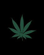 Cannabis Weed Marijuana Leaf Digital Art by Flippin Sweet Gear