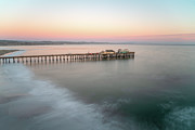 Capitola Wharf Pier at Sunset Photo Photograph by Paul Velgos