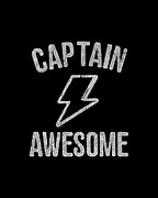 Captain Awesome Digital Art by Flippin Sweet Gear