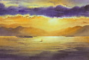 Champlain Gold 2 Painting by Amanda Amend