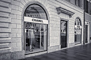 Chanel storefront in Rome Photograph by Stefano Senise