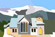 Chapel On The Rock Art Digital Art by Dan Sproul
