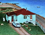 Childhood Home Painting by Marlene Little