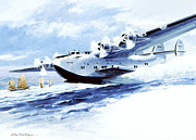 China Clipper Seaplane I Painting by John Swatsley