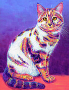 Chiyo the Cat Painting by Rebecca Wang