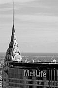 Chrysler vs. MetLife, Architectural Contrast in New York City Photograph by Travel Essayist