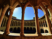 Circular Gothic Courtyard of Castillo de Bellver, Palma de Mallorca Photograph by Travel Essayist