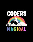 Coders Are Magical Digital Art by Flippin Sweet Gear