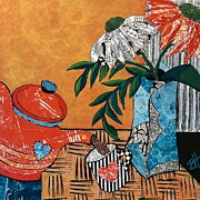 Coffee Break Mixed Media by Beth Hanson