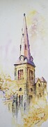 College Street Congregational Painting by Amanda Amend