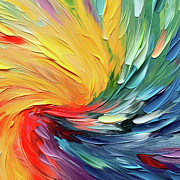 Colorful Swirl Art 3 Digital Art by Gian Smith