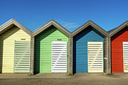 Colouful Blyth Beach Huts Photograph by Francisco Ruiz Navas