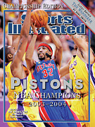 2004 Detroit Pistons NBA Championship Commemorative Issue Cover Photograph by Sports Illustrated