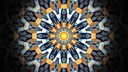 Core Spokes Radial Digital Art by David Manlove
