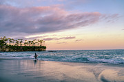 Surfing a California Sunset Photograph by Abigail Diane Photography