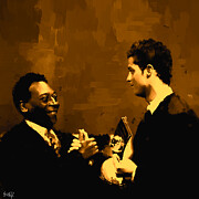 Cristiano Ronaldo receives award from Pele Digital Art by Gradify Creations