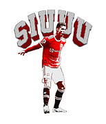 Cristiano Ronaldo Siuuu Celebration Goal Digital Art by Kirania Finest