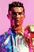 Cristiano Ronaldo, All the goals that I score, they have video Digital Art by Gradify Creations