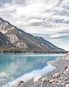 Crystal Blue waters at Muncho Lake Photograph by Shannon Williams