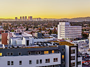 Culver City at Dusk 30 x 40 Panel 1 Photograph by Kelley King