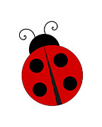 Cute Ladybug Digital Art by Flippin Sweet Gear