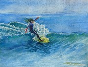 Cutting back at Doheny Painting by Jackson Ordean