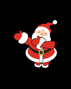 Dabbin Santa Digital Art by Flippin Sweet Gear