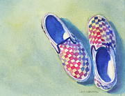 Dani's Shoes Painting by Lois Blasberg