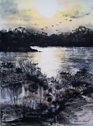 Dead Creek Painting by Amanda Amend