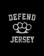 Defend Jersey Retro Digital Art by Flippin Sweet Gear