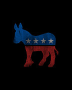 Democrat Donkey Retro Digital Art by Flippin Sweet Gear