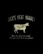 Dicks Meat Market Digital Art by Flippin Sweet Gear
