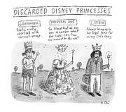 Discarded Disney Princesses Drawing by Roz Chast
